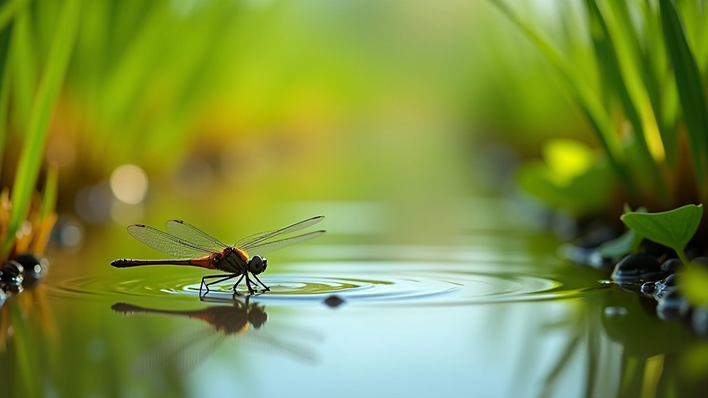 Dettaglio di un canale irriguo con vegetazione
